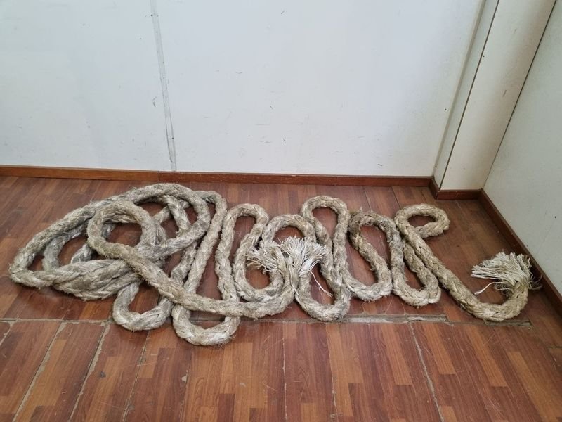 Soga de Boliche Gruesa Rústica de 20 Metros para Decoración