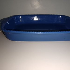 Tetera, Taza, Platillo y Fuente Azul - imagen 4