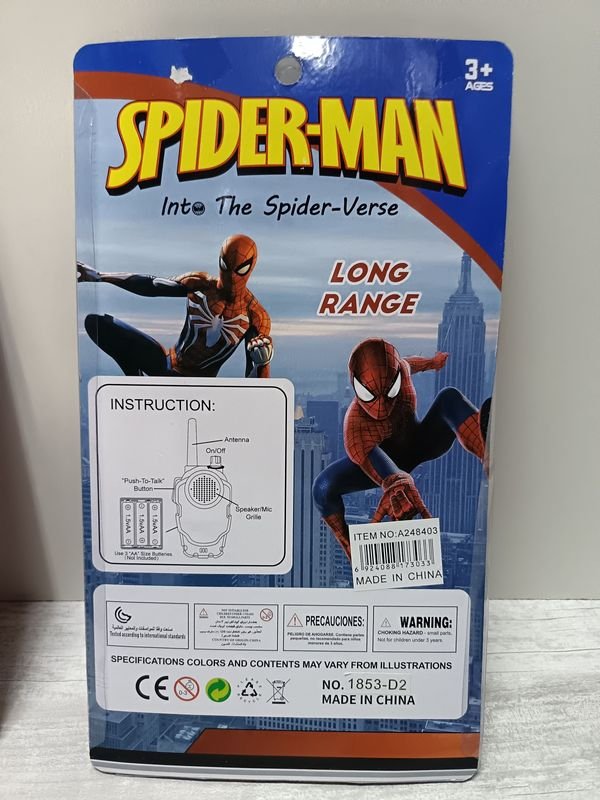 Walkie Talke y guante Spiderman - Juguetes - imagen 3