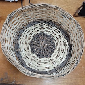 Cesto de Mimbre con 6 Soportes para Platos y Bandejas - imagen 8