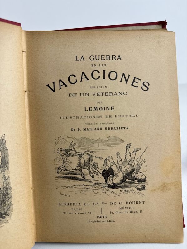 Libro antiguo de la Guerra de las Vacaciones - imagen 3