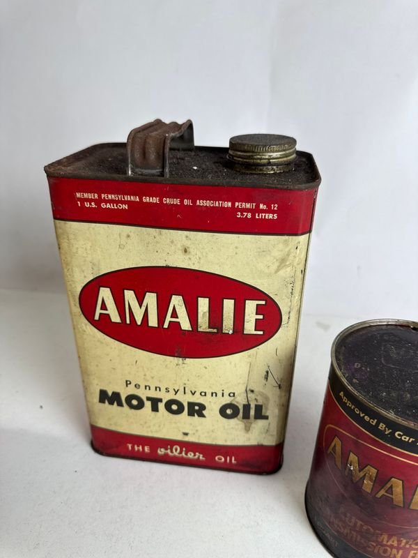 Antiguas latas de aceite con su contenido - imagen 7