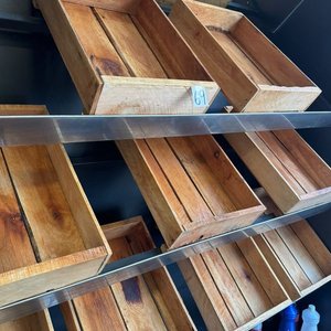 9 Cajas de Madera Nuevas para Exhibición o Almacenamiento - imagen 1