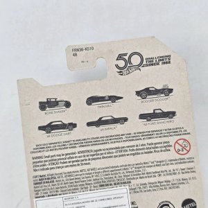 Hot Wheels 50 Aniversario Rodger Dodger Negro y Dorado - imagen 3
