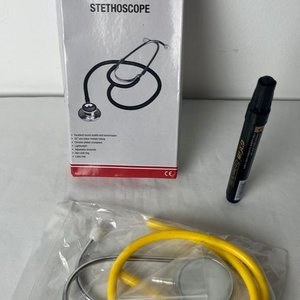 Estetoscopio Dual Head Everdixie USA Amarillo Nuevo - imagen 4