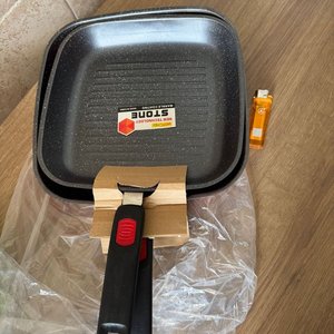Set de 2 Planchas Parrilleras Antiadherentes "Stone" - imagen 2