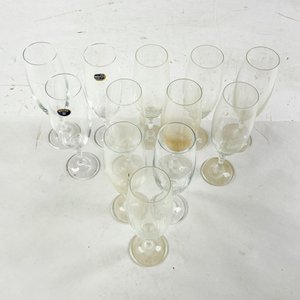Doce Copas Flauta de Cristal Bohemia Checo - imagen 2