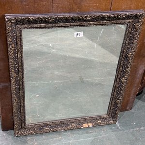 Espejo Antiguo con Marco de Madera Labrada - imagen 2
