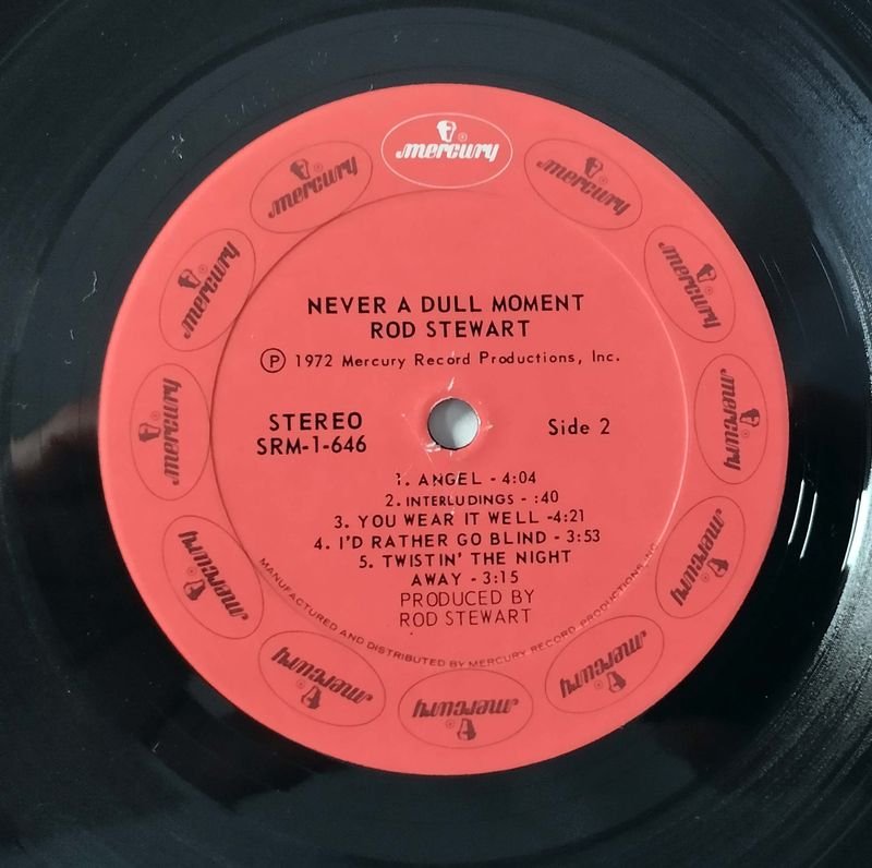 Vinilo de Rod Stewart: 'Never A Dull Moment' (1972) - imagen 7