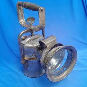Antiguo Farol de Minero a Carburo Inglés The Premier Lamp & Engineering Co. Ltd. - imagen 12