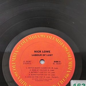 Disco de Vinilo Nick Lowe "Labour of Lust" - imagen 4