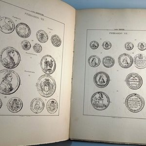 Libro "Monedas y Medallas Hispano-Americanas. Láminas" de José Toribio Medina (1891) - imagen 4