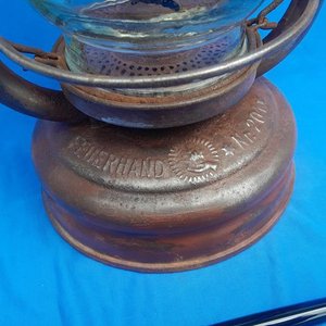 Antiguo Farol a Queroseno Alemán Feuerhand "Nr. 201" - imagen 8