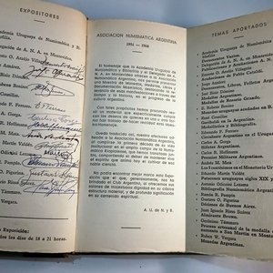 2 Volúmenes Academia Uruguaya de Numismática y Bibliofilia: Banco de Cobranzas 1964 y Homenaje a Asociación Numismática Argentina 1964 - imagen 14