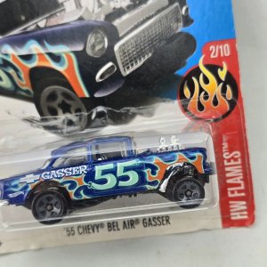 Hot Wheels '55 Chevy Bel Air Gasser Edición Limitada - imagen 2