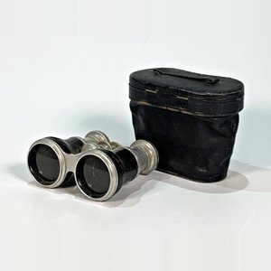 Lote anterior: Trismáticos de Teatro Vintage, Marrón y Pastelado, con Estuche Negro
