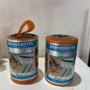 Lote siguiente: 2 Rollos Cinta Adhesiva Asfalto Aluminizada Denverfita Multiuso