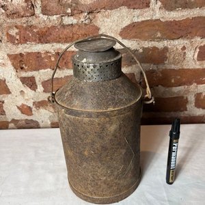 Tarro Lechero Antiguo de Chapa - imagen 3