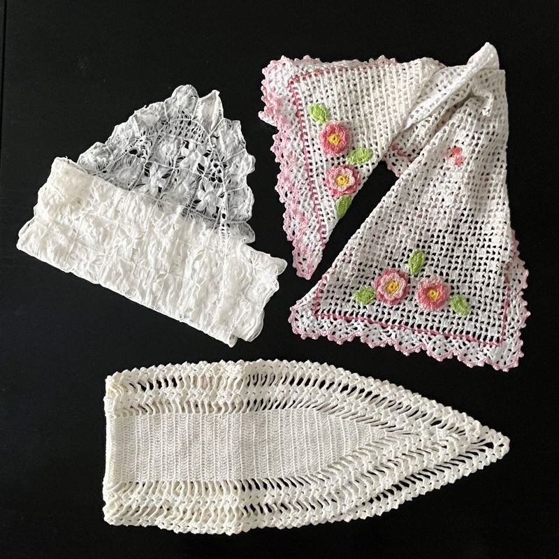 Lote anterior: Lencería de encaje con flores y diseños