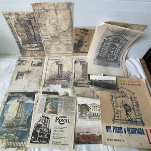Lote siguiente: Revistas y Diseños del Hotel Royal y Colonia