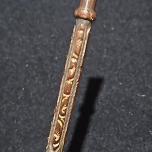 Bombilla para Mate en Plata y Oro con Detalles Labrados - imagen 2