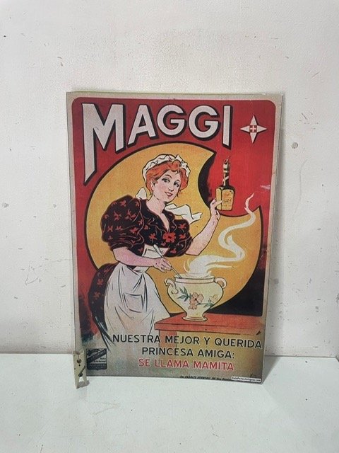 Lote siguiente: Cuadro Vintage con Diseño de Maggi