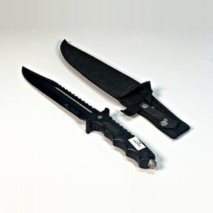 Lote siguiente: Cuchillo de Caza Negro Columbia con Vaina de Tela