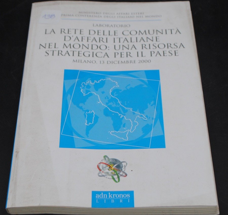 Lote anterior: Libro sobre la red de empresas italianas en el mundo
