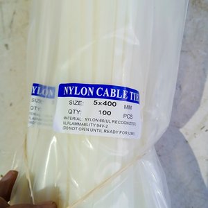 Set de 500 Precintos Plásticos Nylon Cable Ties 5x400mm - imagen 4