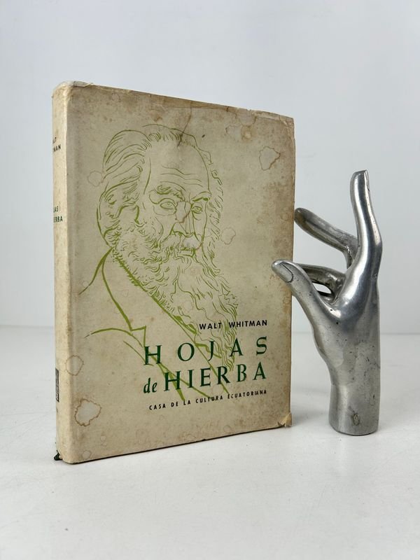 Libro de Walt Whitman - Hojas de Hierba por Francisco Alexander - 1953 Quito - imagen 1