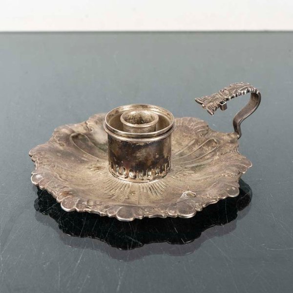 Palmatoria Inglesa de Plata Sellada Freccero - imagen 1