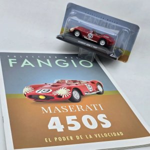Réplica Maserati 450S 1957 Juan Manuel Fangio Colección Museo - imagen 2