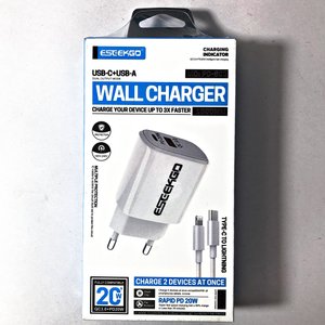 Pack de 5 Cargadores USB-C 20W para Celular y Tablet - imagen 2