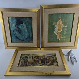 Lote siguiente: Tríptico de Reproducciones Fotográficas de Obras de Arte Famosas