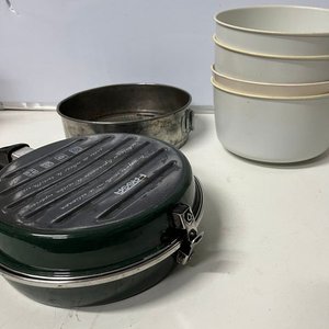 Sartén Doble "Vitrocerámica" Fasga, Tortera Desmontable y 4 Bowls Plásticos - imagen 8