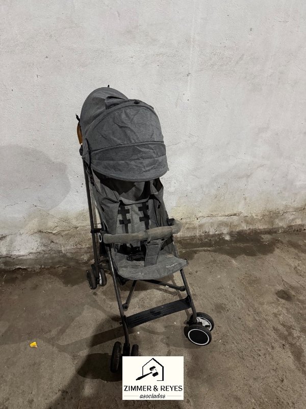 Cochecito Paraguita Plegable Gris