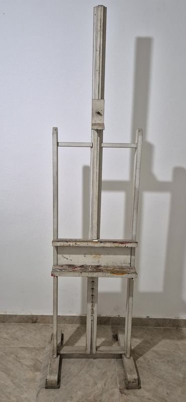 Caballetes de Madera para Pinturas Artísticas con Patina de Uso del Artista Plástico - imagen 5