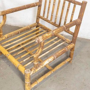 Par de Sillones de Caña Estilo Bambú con Detalles - imagen 2