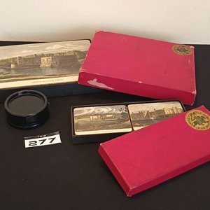 Set Vintage "Leeds Castle" Individuales y Posavasos Colección Inglaterra - imagen 1