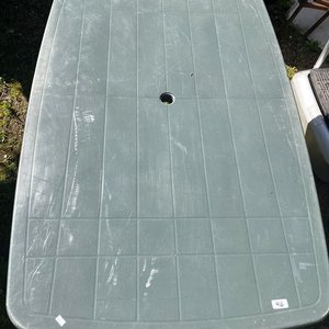 Mesa Rectangular Verde de PVC - imagen 2