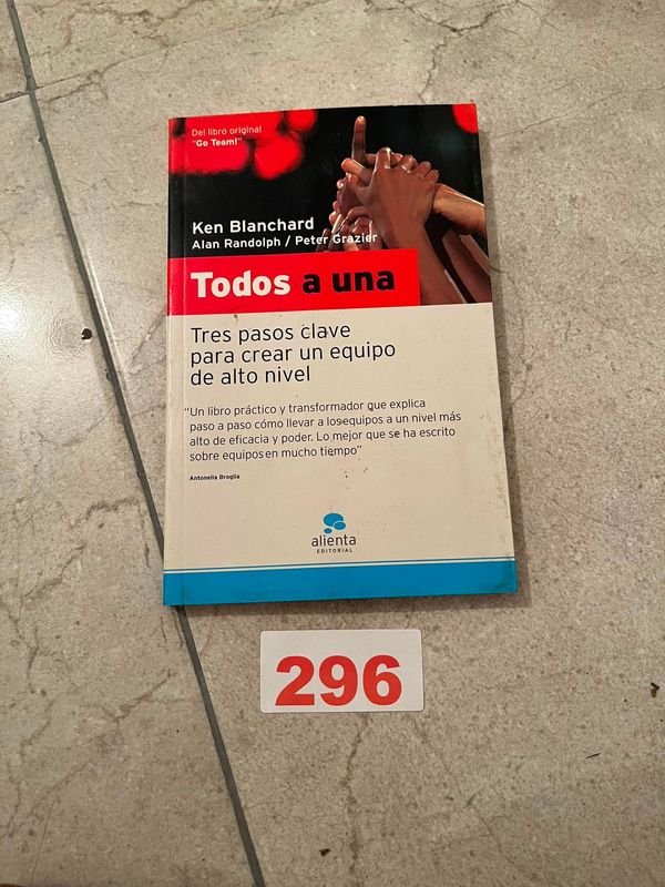 Libro "Todos a una" de Ken Blanchard, Alan Randolph y Peter Grazier (2006)