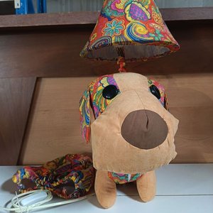 Velador Perrito Infantil Diseño Psicodélico - imagen 2