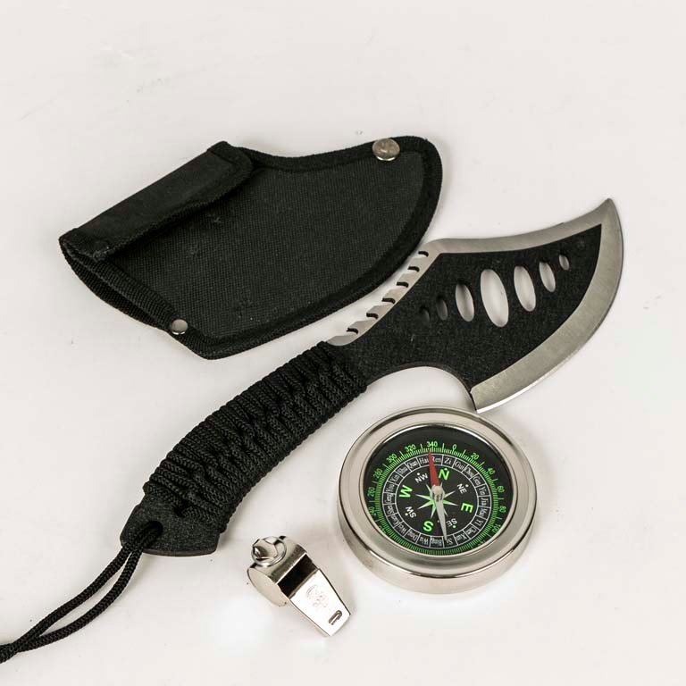Lote anterior: Kit de supervivencia con brújula, hacha y silbato