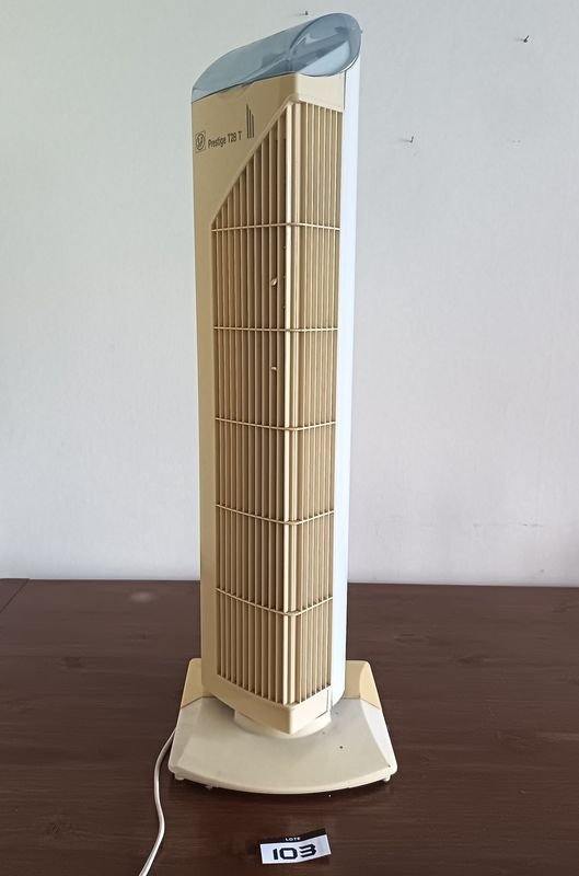 Ventilador de Torre Vertical Soler & Palau Prestige T28T Blanco y Beige