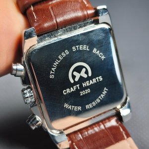 Reloj de Pulsera "CRAFT HEARTS 2020" con Correa de Cuero Marrón - imagen 8
