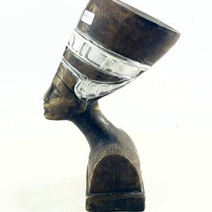 Busto Egipcio de Nefertiti en Cerámica, 31 cm - imagen 2