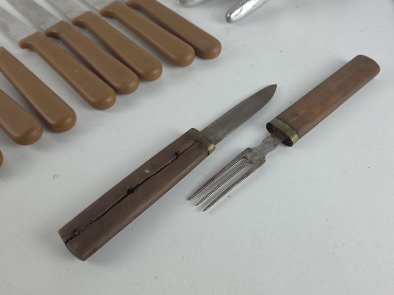 Cubiertos de acero inoxidable para camping y cocina - imagen 2