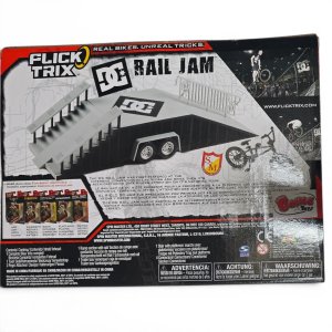 Set Bicicleta BMX de Dedo Flick Trix DC Rail Jam con Rampa y Accesorios - imagen 3
