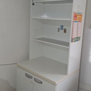 Mueble - Cristalero blanco 3 puertas 6 estantes - imagen 3