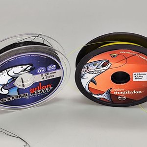 2 Carreteles de Tanza para Pesca: NTH Maghylon y Grilon Starlight Premium - imagen 2